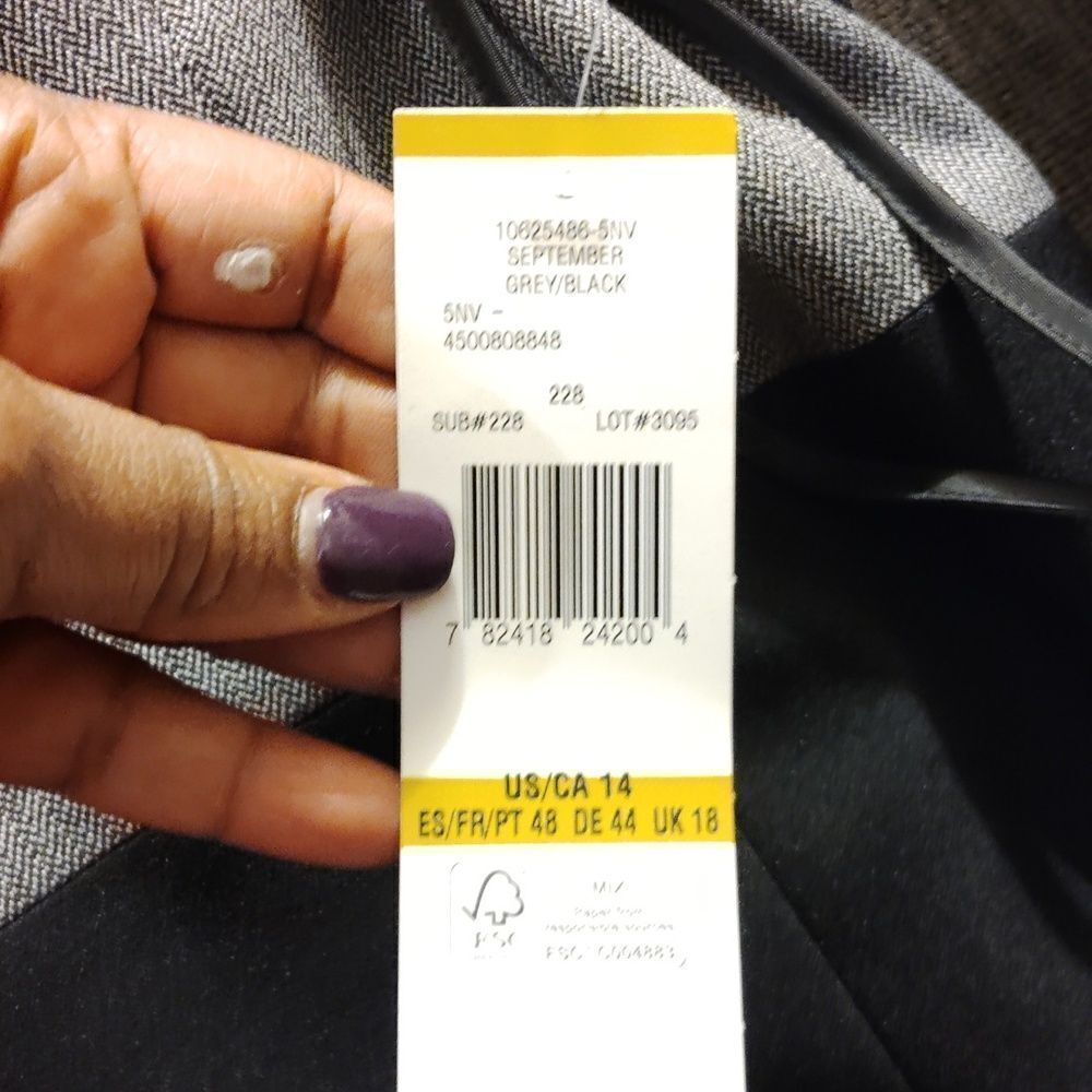 Black Label by Evan-Piccone dress, nwt - Picture 4 of 8